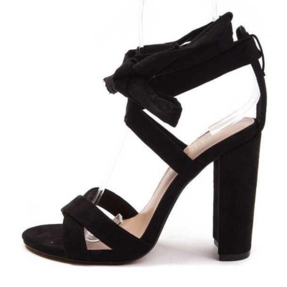 Madden Girl Lace Up Block Heel